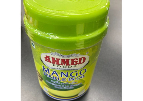 Spice Up Your Meals: Get Ahmed Mango Pickle 1kg Jar Here