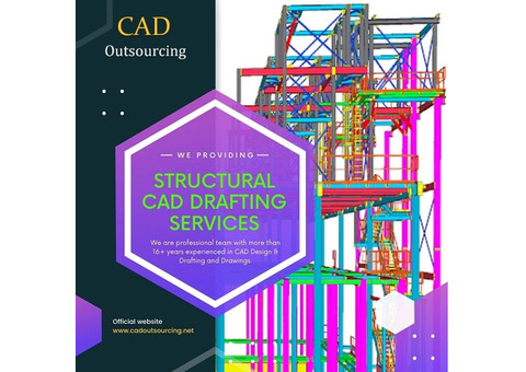 Outsource Structural CAD Drafting Services in USA at very low cost