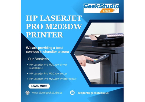HP LaserJet Pro M203dw Printer Services in Chandler, Arizona