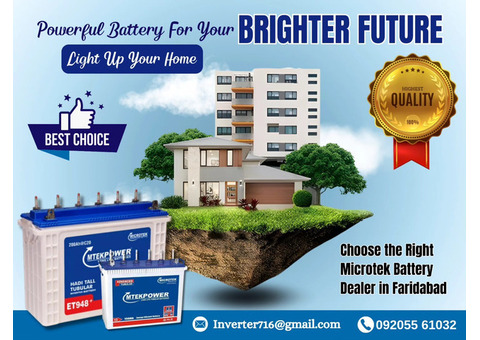 Discover Trusted Microtek Battery Dealers in Faridabad