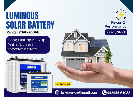 Discover Trusted Luminous Battery Dealers in Faridabad