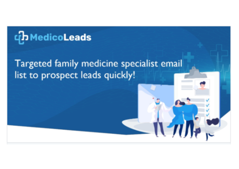 Get Family Medicine Specialist Mailing List - Buy Now!