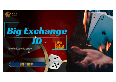 Get Big Exchange ID With 15% Welcome Bonus