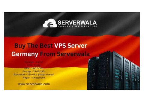 Buy The Best VPS Server In Germany From Serverwala