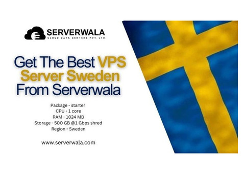 Get The Best VPS Server Sweden From Serverwala