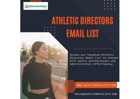 Get the Athletic Directors Email List to Boost Your Marketing