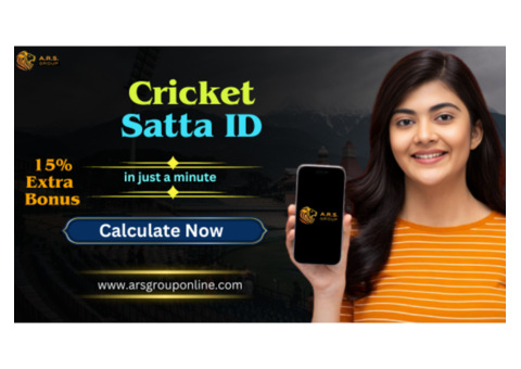 Get a Cricket Satta ID in 1 Minute with 15% Welcome Bonus