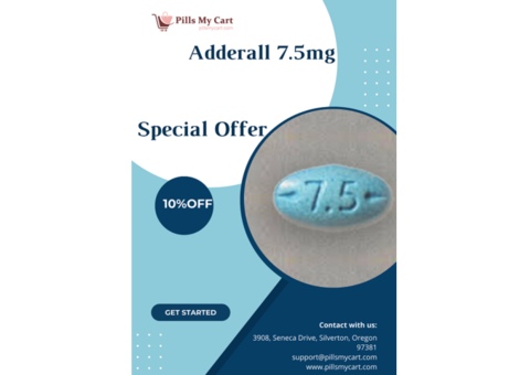 Order Adderall 7.5mg Now for Special Discounts and 10% Off
