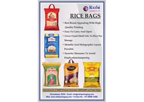 High-Quality Rice Bopp Bags for Sale - Order Now!