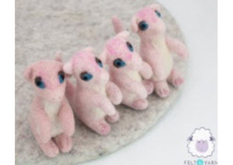 Needle Felted Friends: Cute Felt Animals for Sale