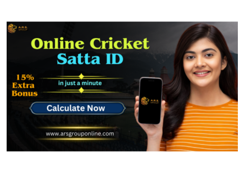 Get Your Cricket Satta ID with Extra Bonus to Win 70 Lacs