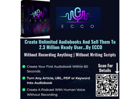 ECCO Create Unlimited Audiobooks And Sell Them To 2.3 Million User…