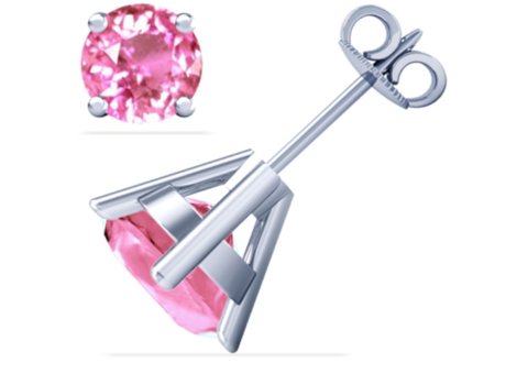 Shop for Pink Sapphire Stud Earrings