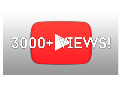 Buy 3000 YouTube Views With Fast Delivery online