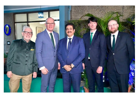 Sandeep Marwah Attended St. Patrick’s Day Celebration at Ireland