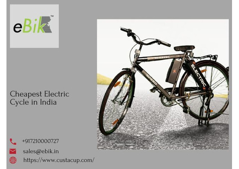 Affordable Electric Mobility with Cheapest Electric Cycle in India