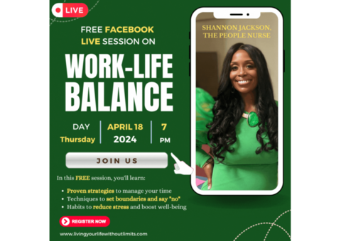Free Facebook Live Session on Work-Life Balance