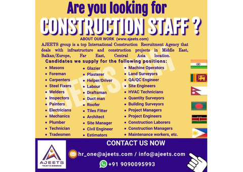 Looking for Best Construction Industry Headhunters in India