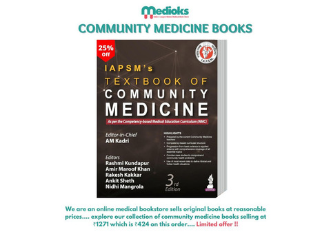 Community Medicine Books | Medioks