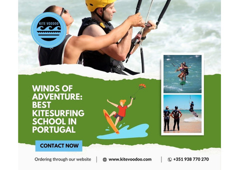 Winds of Adventure: Best Kitesurfing School in Portugal