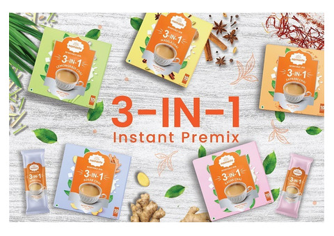 Introducing 3-in-1 Tea Sachets: The Namaste Store's Perfect Blend