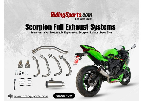 Purchase now Scorpion Full Exhaust USA