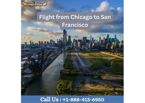 +1-888-413-6950 Get Cheap Flight from Chicago to San Francisco