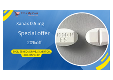 Buy  Xanax 0.5 mg On online order With free delivery and 10% off