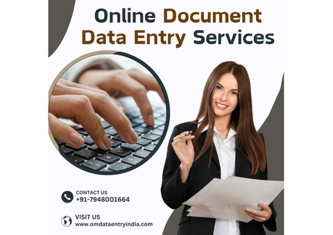 Best Document Data Entry Services In India