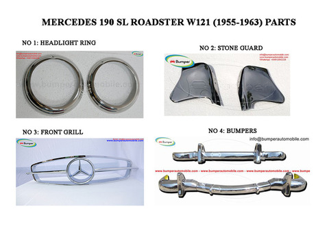 Mercedes 190 SL Roadster W121 (1955-1963) parts