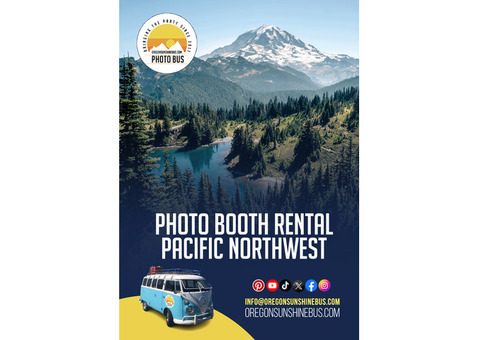 Photo booth rental Pacific Northwest- Oregon Sunshine Photo Bus