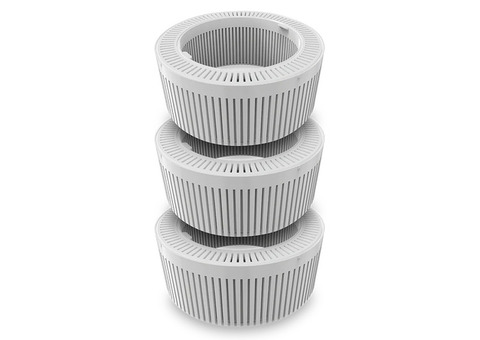 PIURIFY 3-Pack Calcium Sulfite Filter For Water Hydrogen Infuser