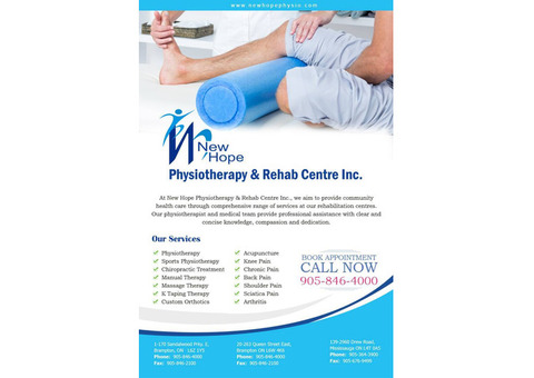 Physiotherapy in Brampton, On - New Hope Physiotherapy