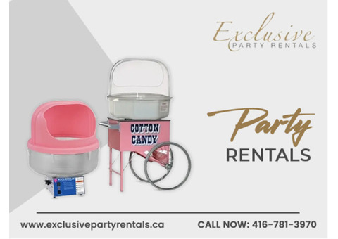 Make Your Party the Talk of the Town with Exclusive Party Rentals