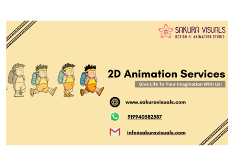 2d Animation Services Provider -  Sakura Visuals