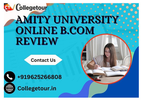 Amity University Online B.COM Review