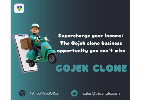 Supercharge your income: The Gojek clone
