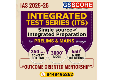 Achieve UPSC Success: Enroll in  IAS Prelims and Mains Test Series!