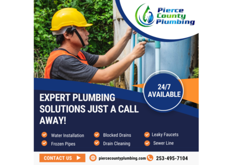 Expert Plumbing Solutions in Pierce, King & Thurston Counties