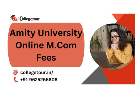 Amity University Online M.Com Fees