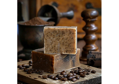 Exfoliating Coffee Soap - Natural Skincare with Coffee Grounds