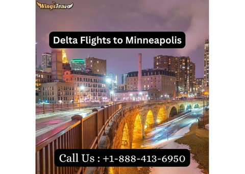 +1-888-413-6950  Find Affordable Delta Flights to Minneapolis