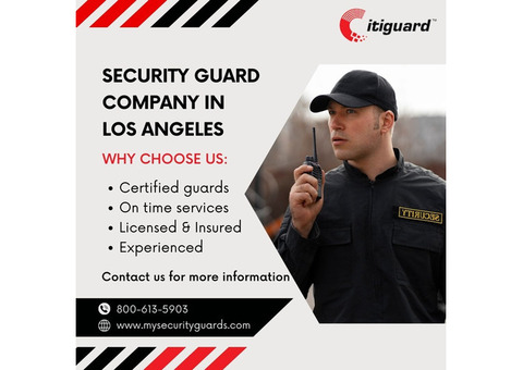 Trusted security guard company in Los Angeles | Citiguard