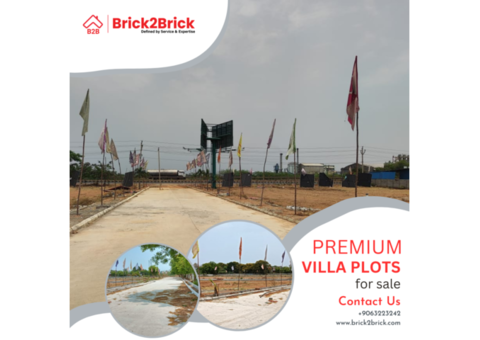 Gated Community Open Plots for Sale in Hyderabad - Brick2Brick