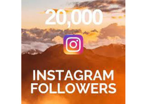 Buy 20000 Instagram Followers at a Cheap Price