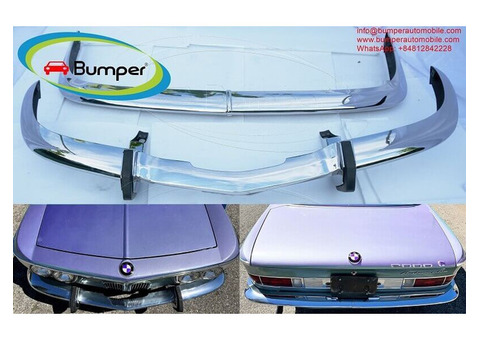 BMW 2000 CS bumpers (1965-1969) by stainless steel