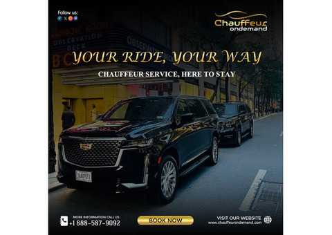 Cruise around NYC in Style with Chauffeur on Demand