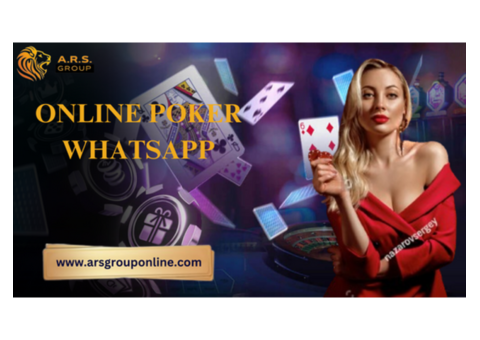 Are you Looking for the Best Online Poker Whatsapp number?