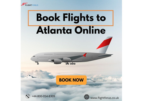Book Flights to Atlanta Online | +44-800-054-8309
