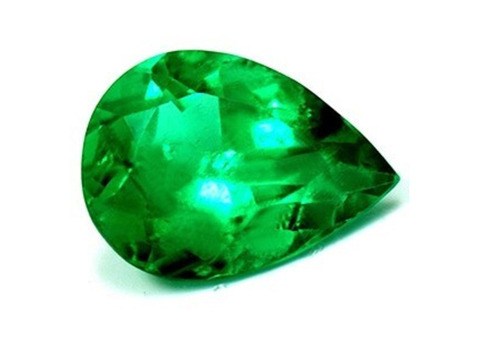 Best Deal on GIA Certified 1.06 cts. Emerald Pear Gemstone